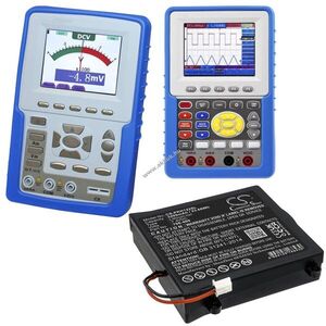 Helyettesítő mérőműszer akku Peaktech P1195 / 706-469 3200mAh 23.68Wh 7.4V kép