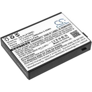 Helyettesítő médialejátszó akku Plextalk PTP1 013-6564904 1500mAh/5.55Wh 3.7V kép