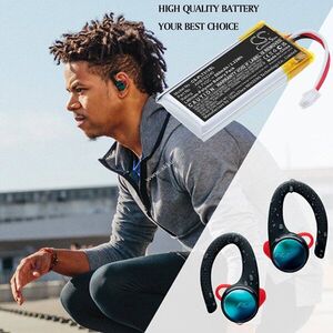 Helyettesítő vezeték nélküli akku Plantronics Backbeat Fit 3100 AHB762240 600mAh 2.22Wh 3.7V kép