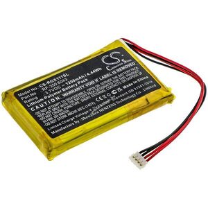 Helyettesítő gps akku Renkforce GX-111 RF-350 6043 1200mAh 4.44Wh 3.7V kép