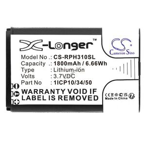 Helyettesítő mérőműszer akku Rotronic HygroPalm HP31 1ICP10/34/50 3.7V 1800mAh 6.66Wh kép