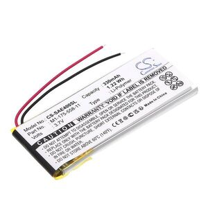 Helyettesítő médialejátszó akku Sony NW-E403 1-175-558-11 330mAh 1.22Wh 3.7V kép