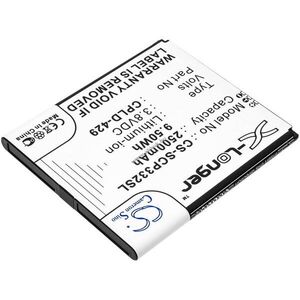 Helyettesítő hotspot akku Coolpad Surf Wifi CPLD-429 2500mAh 9, 5Wh 3.8V kép