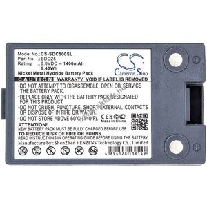 Helyettesítő mérőműszer akku Sokkia BDC25A 6V 1400mAh 8.4Wh kép