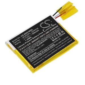 Helyettesítő médialejátszó akku SanDisk Sansa Clip 363830PL 350mAh 1, 3Wh 3.7V kép