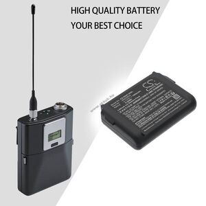 Helyettesítő adó vevő akku Shure ADX1 / 95A24832 1800mAh 6.66Wh 3.7V kép