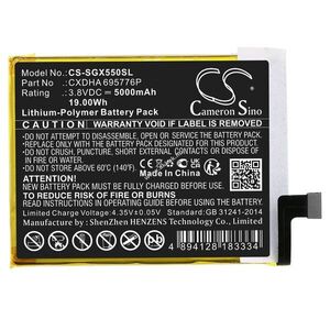 Helyettesítő gps akku SkyGolf SkyCaddie SX550 / CXDHA 695776P 5000mAh 3.8V 19Wh kép