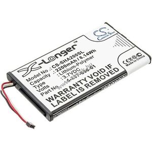 Helyettesítő hangszóró akku Sony PHA-2 4-297-656-01 2200mAh 8.14Wh 3.7V kép