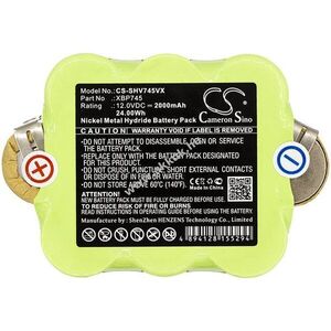 Helyettesítő porszívó akku Shark SV745 XBP745 2000mAh 24Wh 12V kép