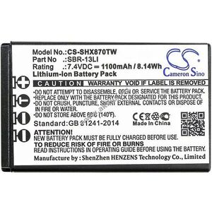 Helyettesítő adóvevő akku Standard Horizon HX870 SBR-13LI 1100mAh 8.14Wh Li-Ion 7.4V kép