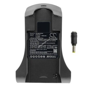 Helyettesítő porszívó akku Shark IZ162H XSBT620 2000mAh 43.2Wh 21.6V kép