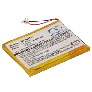 Helyettesítő médialejátszó akku Samsung YP-K5 503040 600mAh/2.22Wh 3.7V kép