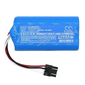 Helyettesítő porszívó akku Symbo Laserbot 650 BONA18650-MF1 2600mAh 38.48Wh Li-Ion 14.8V kép