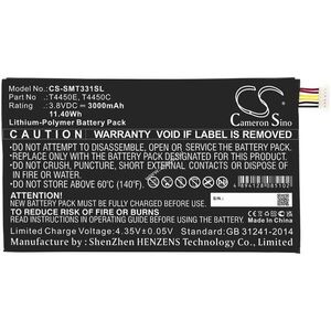 Helyettesítő táblagép akku Samsung Galaxy Tab 4 T4450E 3000mAh 11.4Wh 3.8V kép