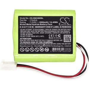 Helyettesítő mérőműszer akku Sencore 17A49 A 2000mAh 14.4Wh 7.2V kép