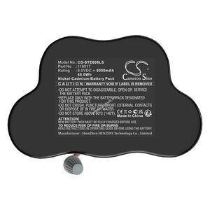 Helyettesítő vészvilágítás akku Stahl ECOLUX 6608/5 118017 8000mAh 48Wh 6V kép