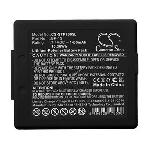 Helyettesítő mérőműszer akku Stonex BP-1S 1400mAh 10.36Wh 7.4V kép