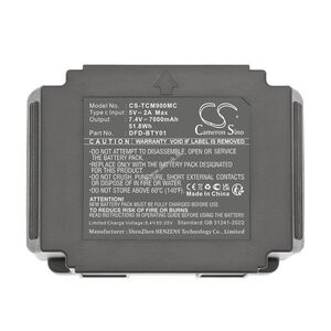 Helyettesítő sport szabadidő akku Tactacam Defend DFD-BTY01 7000mAh 51.8Wh 7.4V kép