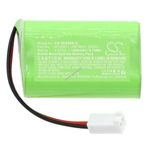 Helyettesítő vészvilágítás akku Teknoware ESC 90 1200mAh 5.76Wh 4.8V kép