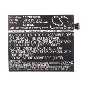 Helyettesítő táblagép akku Toshiba Excite 10 PA5053U-1BRS 6600mAh 24.42Wh 3.7V kép