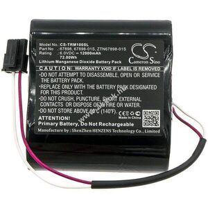 Helyettesítő mérőműszer elem Trimble FM1000 / 67898 12000mAh/72Wh 6V kép