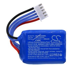 Helyettesítő okosotthon akku WIR Elektronik switch eUhr eU340 Smart Safe 1100-000080 450mAh 6.66Wh kép
