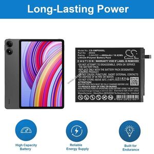 Helyettesítő táblagép akku Redmi Pad Pro BN5S 4900mAh 18.82Wh 3.84V kép