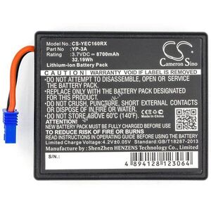 Helyettesítő távvezérlő akku Yuneec H480 YP-3A 8700mAh 3.7V kép