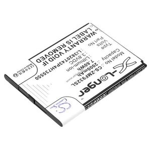 Helyettesítő hotspot akku ZTE WiFi5 MF932 Li3820T43P4H735550 2000mAh 7.6Wh Li-Ion 3.8V kép