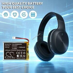 Helyettesítő vezeték nélküli Edifier W800BT headset akku 1500mAh 5.55Wh 3.7V kép