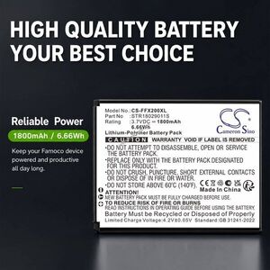 Helyettesítő vonalkódolvasó akku FAMOCO FX100 STR18029011S 3.7V 1800mAh 6.66Wh kép