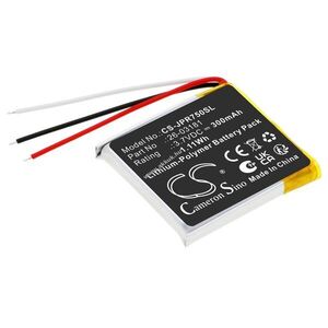 Helyettesítő vezeték nélküli akku Jabra Engage 65 Mono 26-03181 300mAh 1.11Wh 3.7V kép