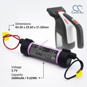 Helyettesítő porszívó akku Bosch 06008B7000 ICR18650 2600mAh 9.62Wh Li-Ion 3.7V kép