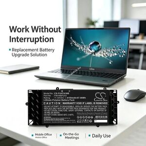 Helyettesítő laptop akku Fujitsu LifeBook U7411/G CP801784-04 4150mAh 47.06Wh 11.34V kép