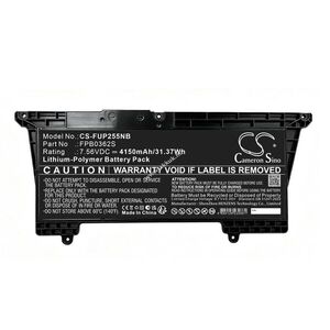 Helyettesítő laptop akku Fujitsu FMVNBP255 4150mAh 31.37Wh 7.56V kép
