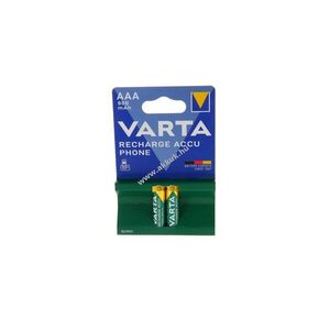 Varta PhonePower AAA (mikro) akku 1, 2V 800mAh 2db/csomag NiMH kép