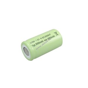 Helyettesítő akku Sub C (SC) magas hőmérséklet 1, 2V 3000mAh NiMH kép