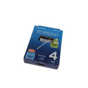 Eneloop PANASONIC BK-3MCDE/4CP AA Mignon ceruza akku 1, 2V 2Ah 4db/csomag NiMH kép