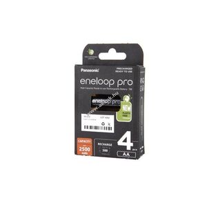 Panasonic eneloop PRO BK-3HCCE/4BE AA Mignon ceruza akku 1, 2V 2, 45Ah 4db/csomag NiMH kép
