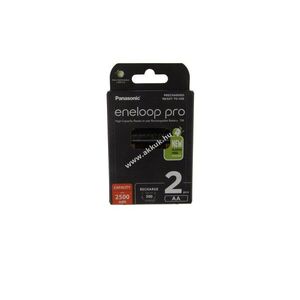 Panasonic eneloop PRO BK-3HCDE/2CP AA Mignon ceruza akku 1, 2V 2, 45Ah 2db/csomag NiMH kép