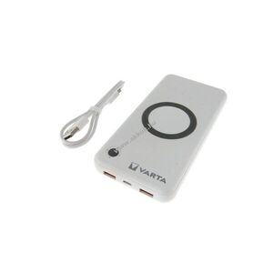 VARTA vezeték nélküli powerbank 15000mAh 3, 7V 55, 5Wh USB-C PD 20W 10W Li-Polymer kép