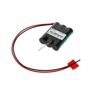 Helyettesítő akku vész- és biztonsági világítás 4/3A-Size 3, 6V 4Ah NiMH kép
