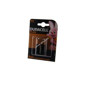 Duracell Plus 9V E-Block MN1604 6LR61 elem 1db csomag alkáli kép