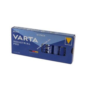 Varta Industrial Pro AAA (mikro) LR03 4003 1.5V 10db/csomag elem alkáli kép