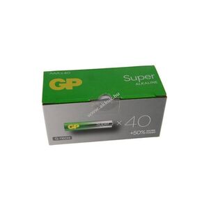 GP AAA (mikro) LR03 Super Alkaline 40db elem alkáli kép