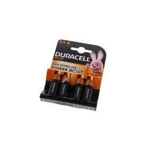 Duracell Plus Power Boost AA Mignon ceruza MN1500 LR06 1, 5V 4db/csomag elem alkáli kép