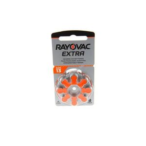 Rayovac Extra Advanced hallókészülék V13 elem 8db csomag cink-levegő kép