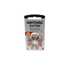 Rayovac Extra Advanced V312 1, 45V 8db/csomag hallókészülék elem cink-levegő kép