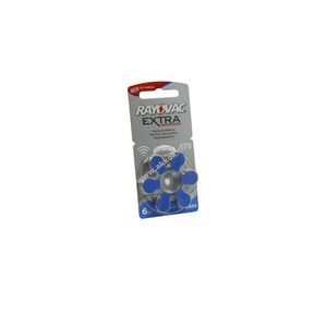 Rayovac Extra Advanced hallókészülék elem V675 6db/csomag cink-levegő kép