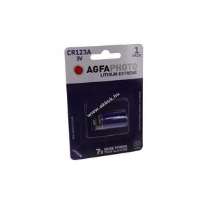 Agfa Photo CR123 3V 1, 3Ah elem lítium kép